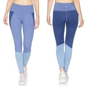 Splendid Colorblock Blue Leggings